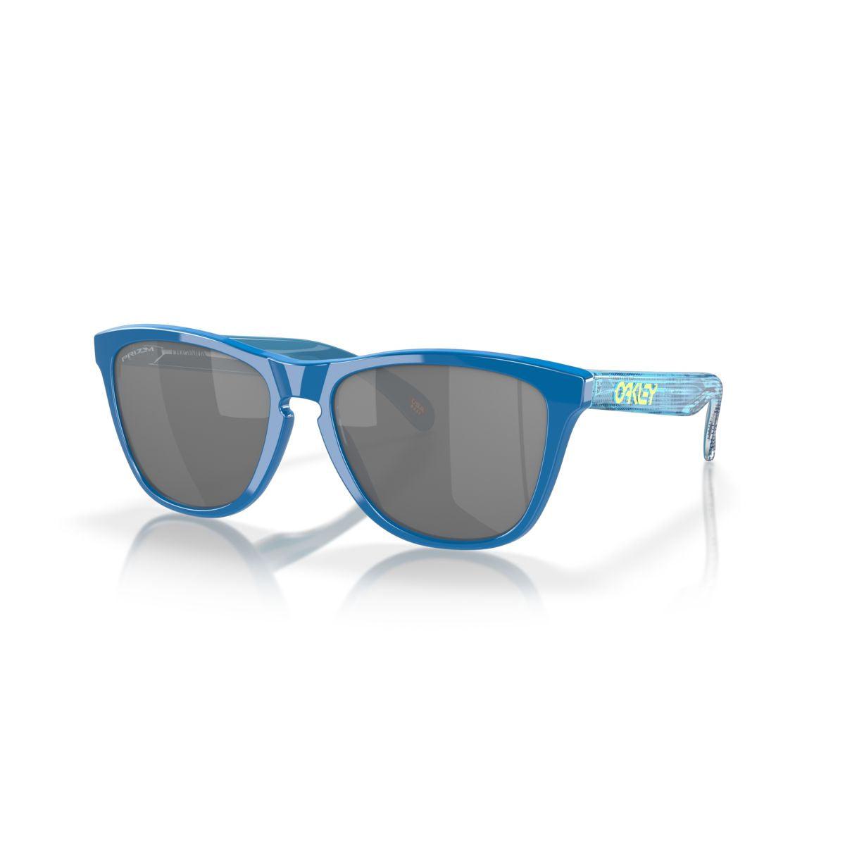 Oakley Frogskins (Low Bridge Fit) Hi Res Polished Sapphire/Prizm Black 0OO9245-9245C9